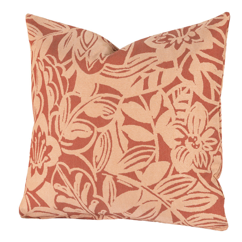 Tropics Throw Pillow, 26" H x 26" W x 6" D, Linen