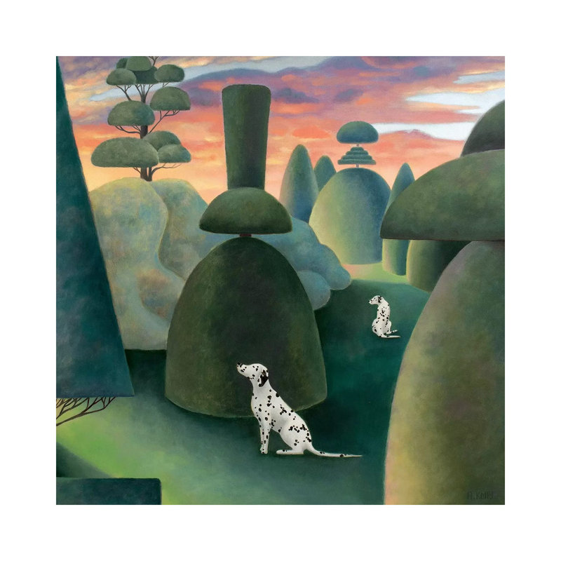 Between Day And Night by Antoinette Kelly - Wrapped Canvas Print
