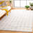 Valirie Abstract Hand Tufted Wool/Chenil/Cotton Abstract Rug in Silver/Ivory-1218008374