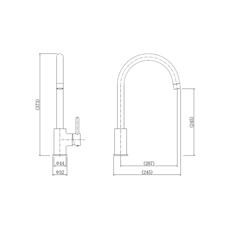 Leisure Sinks & Taps Aquaswan Kitchen Faucet