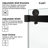 44-49" W x 60" H Frameless Double Sliding Tub Door with 3/8" (10mm) Clear Tempered Glass, Shatter-Resistant Film & Installation Hole Locator-117544767
