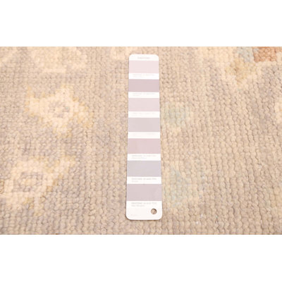 Modern Oushak Grey Rug 8'9" x 11'11"