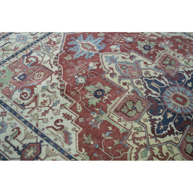 Wool Oriental Area Rug, Rectangle 8'11" x 11'11"