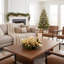 Holiday Candleholder With Hydrangeas And Magnolia Leaves