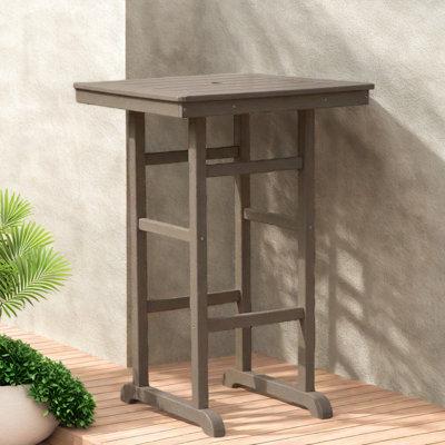 Tables de patio en PEHD peu encombrantes de style brun antique pour les réceptions extérieures modernes
