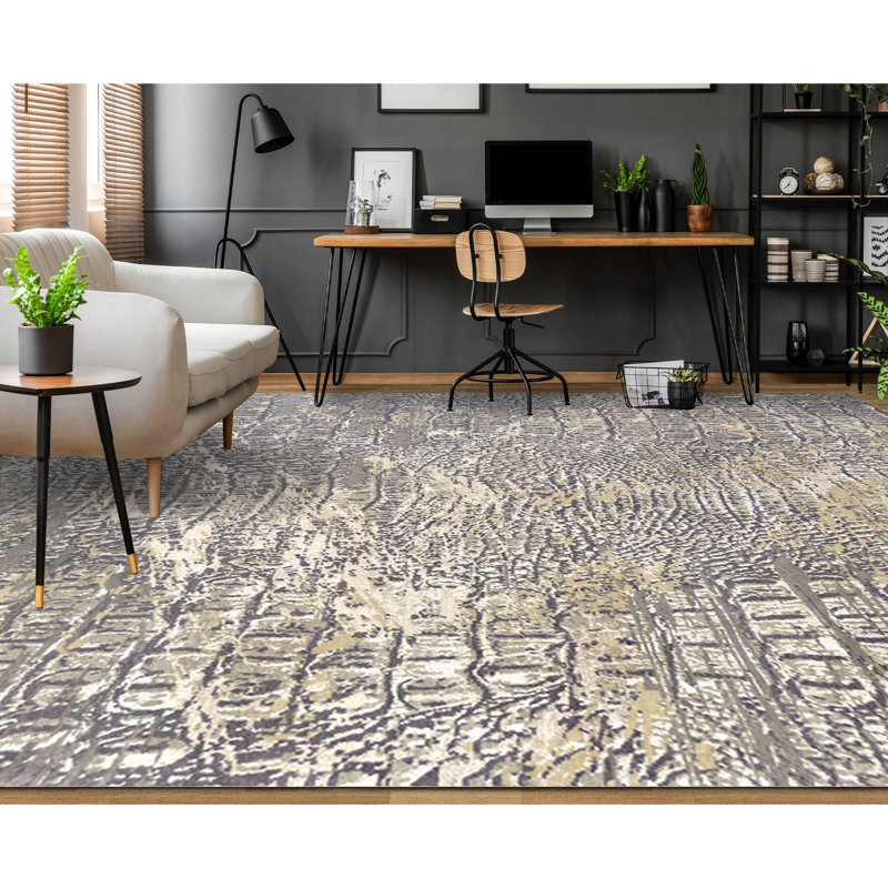 Animal Print Area Rug, Rectangle 8' x 10'