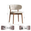 Chaise rembourrée en noyer Pu