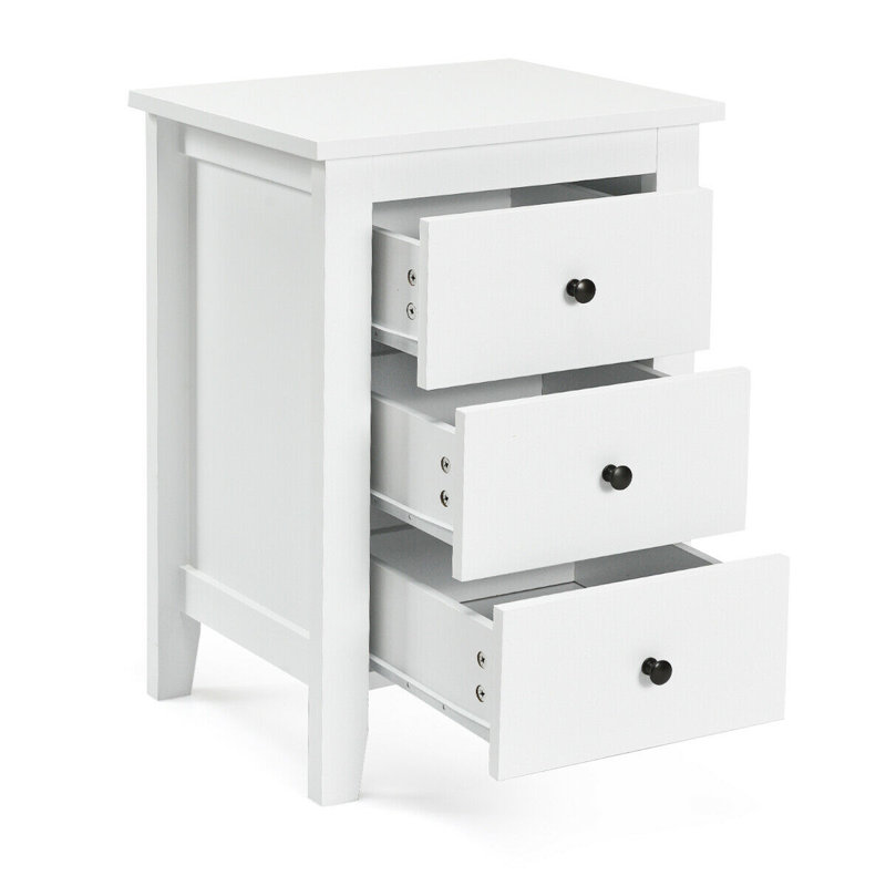 Table de chevet 3 tiroirs Kir