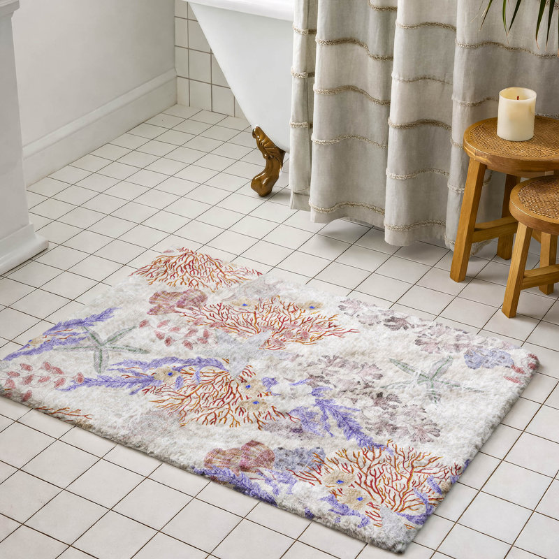 Premium Machine Washable Dream Shag ADS180 Coral Rug, 2'6" x 3'10", Spice