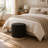 Stylish Linen Cylinder Storage Ottoman-1121326581