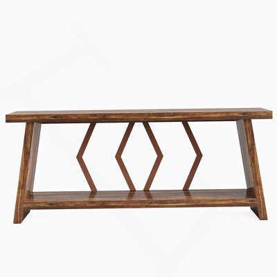 70.9" Modern Farmhouse Console Table with Heavy-Duty Metal Frame, Premium High-End Furniture