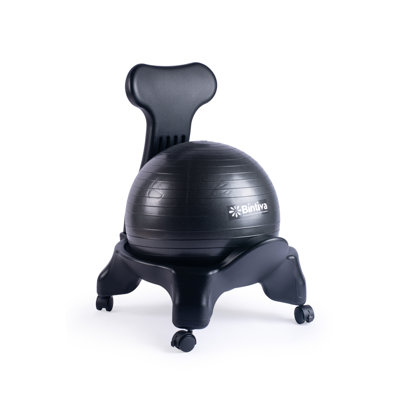 Stability Ball Chair - Adult - Black/black