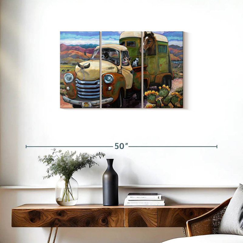 Ketti Git Along Lil Dogies, 20" H x 33" W