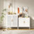 Metal Garage Storage Cabinet With 2 Doors 2 Adjustable Shelves, Steel File Cabinet For Home Office School Gym