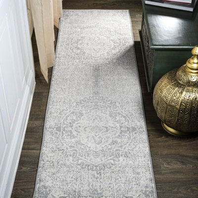 Tapis gris / ivoire Ademar