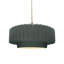 Luminaire suspendu tambour en céramique et en métal 1 lumière Gela-224782679-226086876-225933781