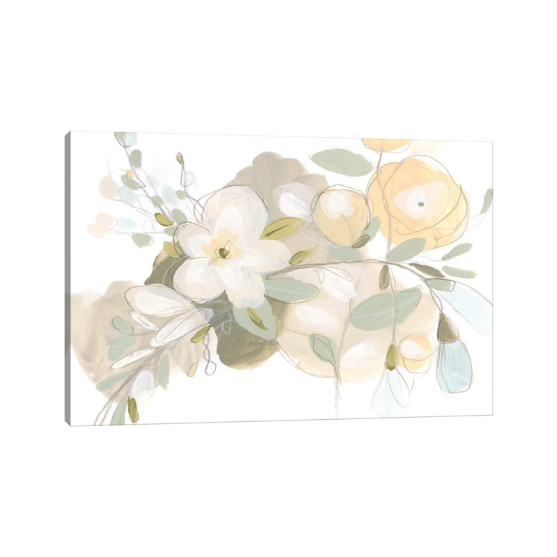 Planifolia II by June Erica Vess - Wrapped Canvas Painting, 20.32 cm H x 30.48 cm W