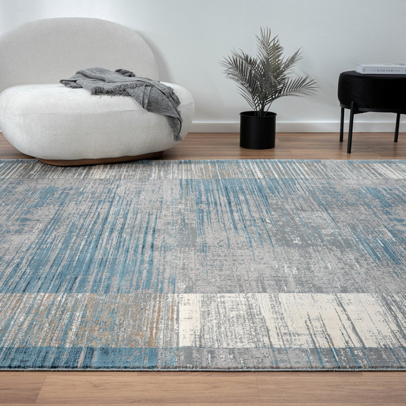 Echo Abstract Area Rug, Rectangle 7'9" x 9'9"
