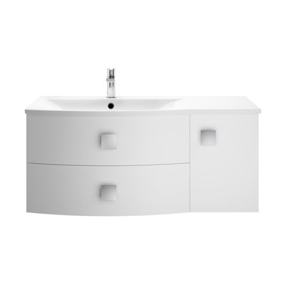 Sarenna 1012mm Single Bathroom Vanity with Integrated Polymarble Basin