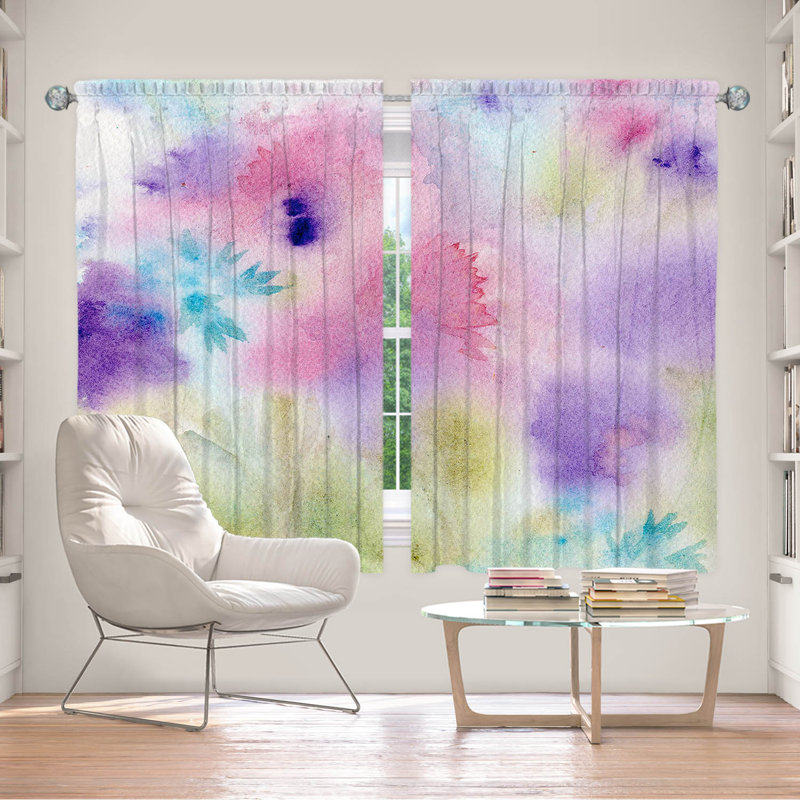 Eleazar Room Darkening Filters Out Most Light Curtain Pair, 56" W x 78" L