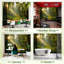 Papier peint mural autocollant « Chemin forestier ensoleillé », grands arbres et feuillage vert, décoration murale moderne pour chambre ou salon, 254 cm (L) x 366 cm (l).-518993784-518993790