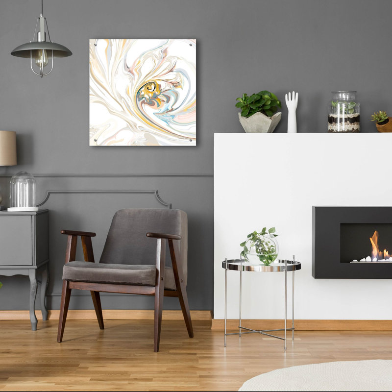 Art psychédélique neutre par Danhui Nai, H 24 po x l 24 po