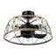Ventilateur de plafond sans lame de 23 po avec télécommande et ensemble d'éclairage Hednesford-1208358192