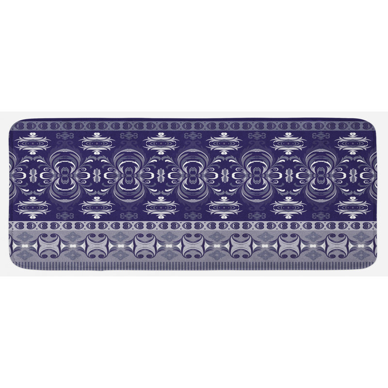 Traditional Polyester Kitchen Mat