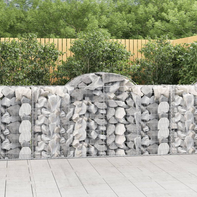 Aviela Silver Mesh Fence Panels, 120cm H x 200cm W x 50cm D