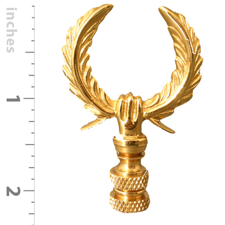 Wreath Lamp Finial for Lamp Shade