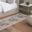 Tapis oriental bleu foncé, beige, ivoire et gris Arkeen-612710073
