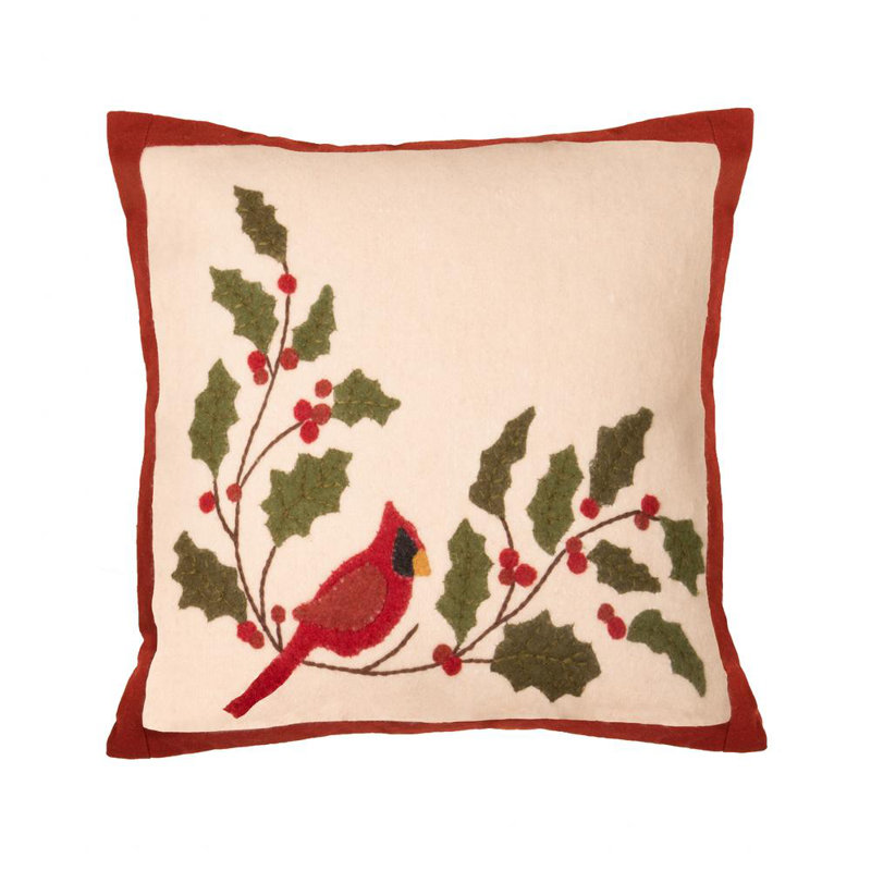 Coussin Home Collection par Raghu Cardinal Holly