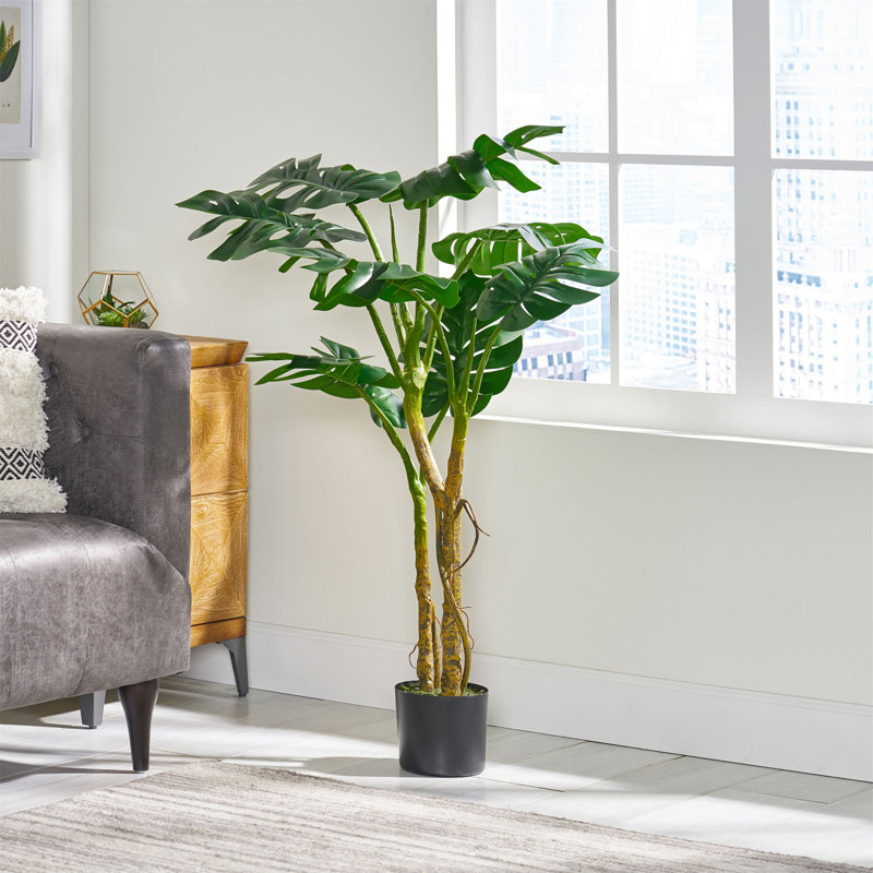 120CM ARTIFICIAL MONSTERA TREE