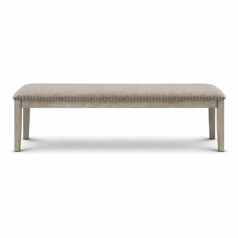 Ensemble de salle à manger Hewitt, 6 pièces: table, banc, 4 chaises