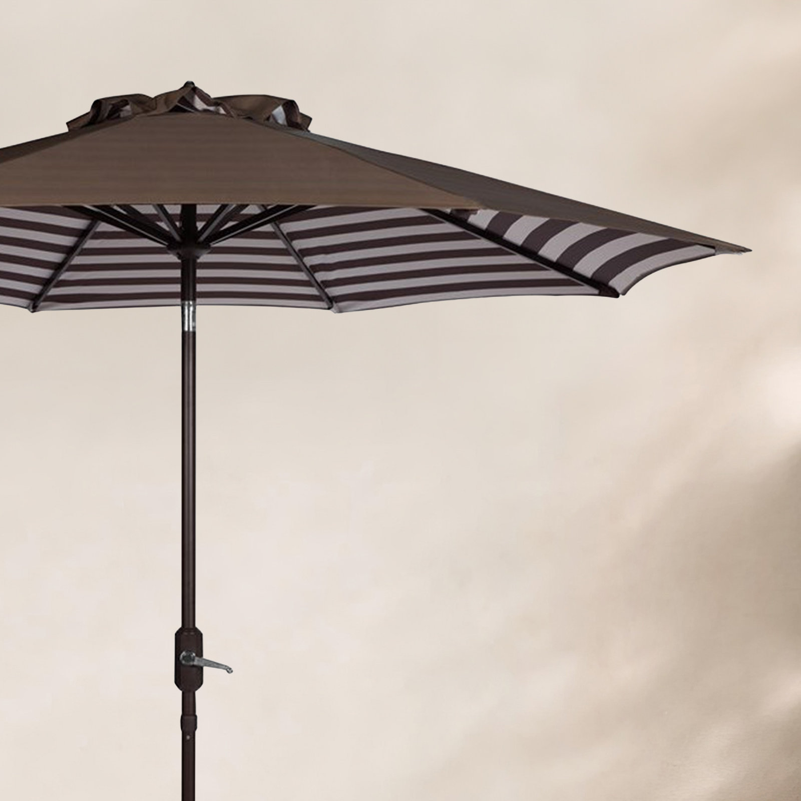 Asla 8.4' Umbrella, Brown/White