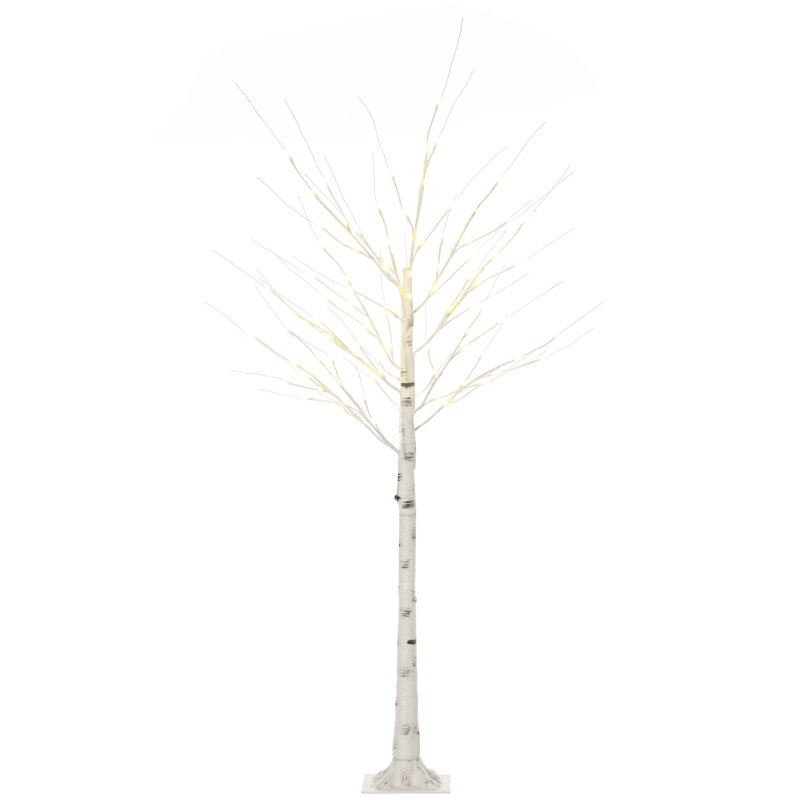 180.00cm Faux Birch Tree in Freestanding