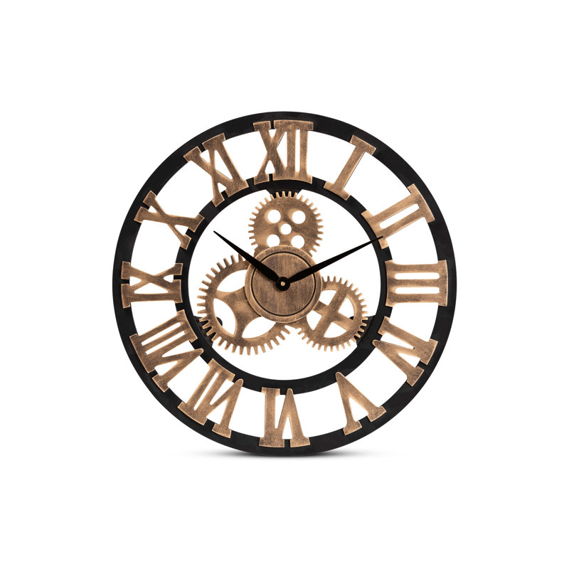 Unwind Wood Wall Clock