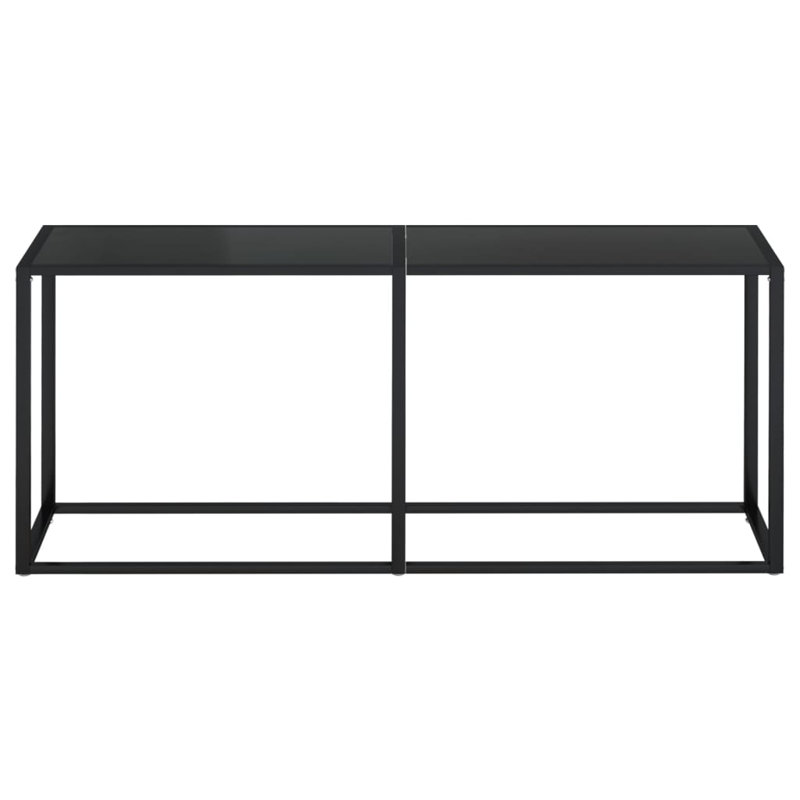 Tiffanyamber Console Table, 29.7" H x 70.9" W x 13.8" D, Black