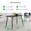 Aston Rectangle Marble Effect Ceramic 6 Seater Dining Table With Metal Legs - Modern Luxury Design-647734374
