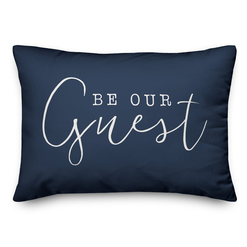  Coussin Be Be Invite, Bleu marine
