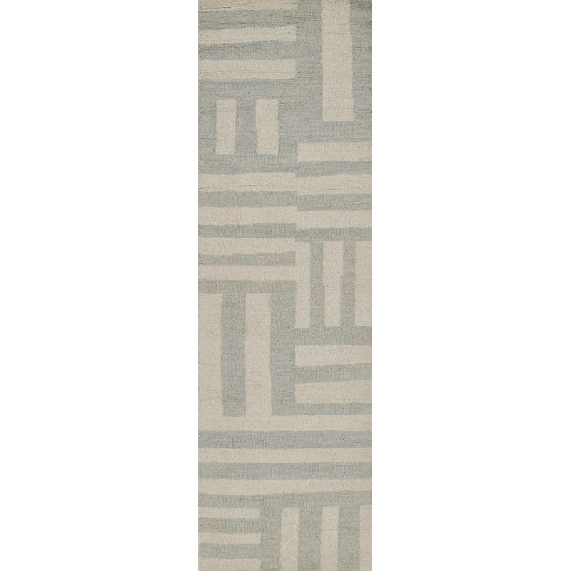 Lanora Hand Tufted Wool Abstract Rug, Runner 2'3" x 8'