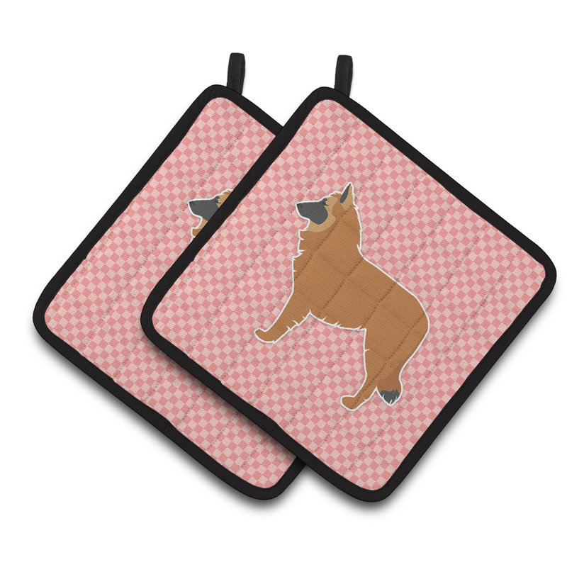 Cuisinier poignée de damier east urban home belge berger, Rose