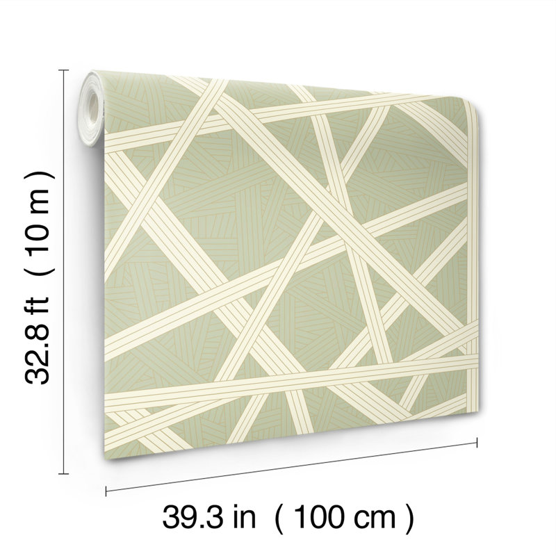Papier peint Nastri, Vert