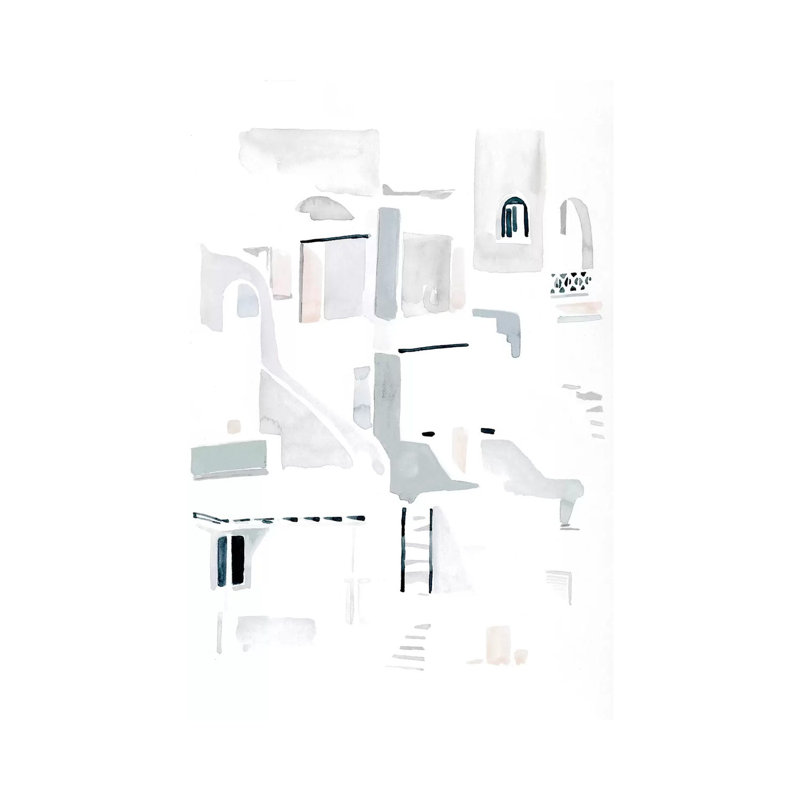 Ascending Neutrals I by Jennifer Paxton Parker - Wrapped Canvas Print, 20.32 cm H x 30.48 cm W