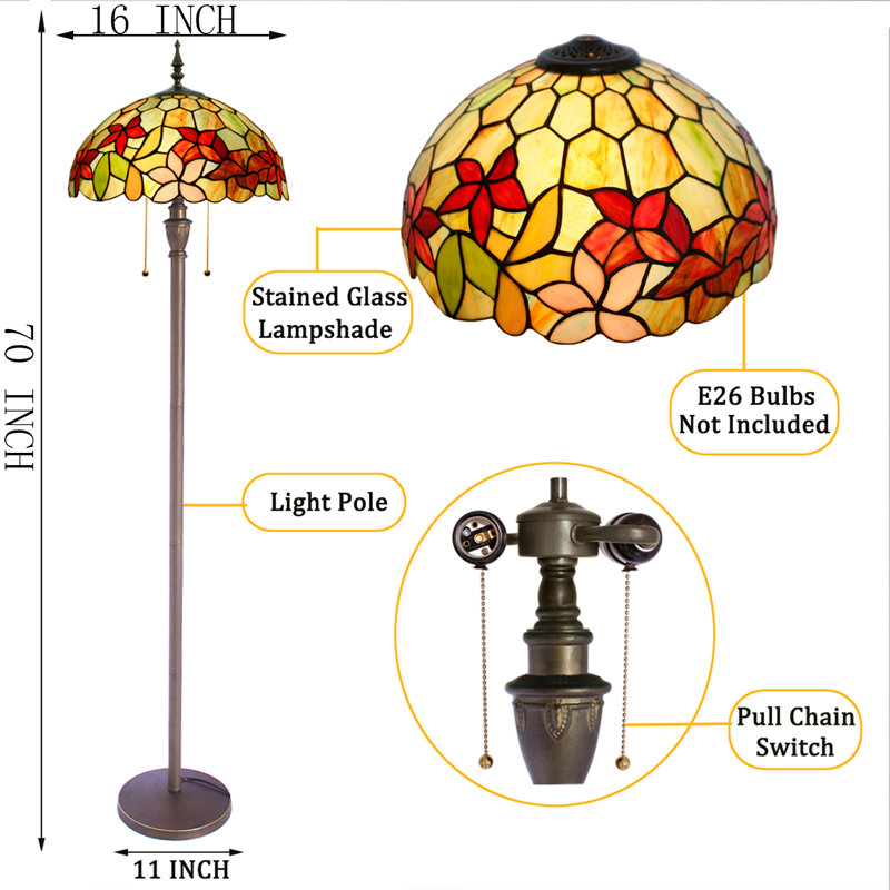 Bacheller 70'' Bronze Task Floor Lamp
