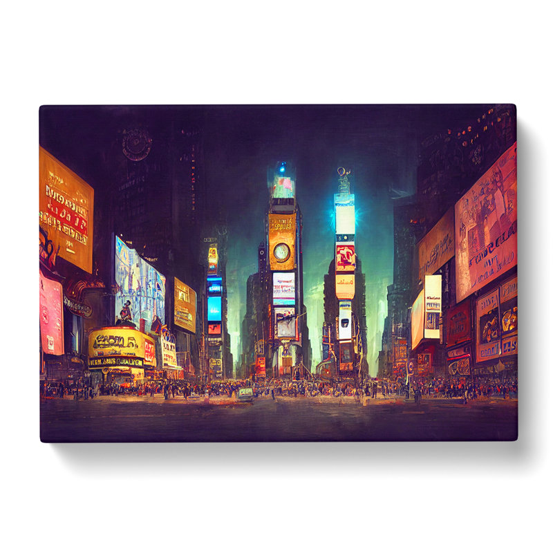 Modern Times Square Art Vol.3 - Wrapped Canvas Print, 50cm H x 76cm W x 3cm D