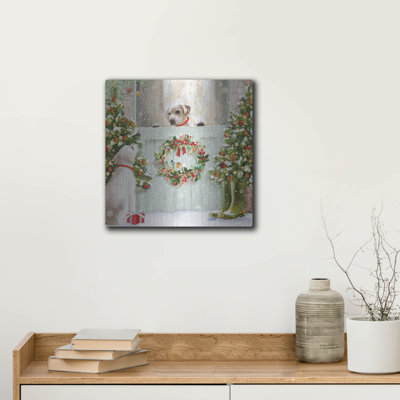  'A Welcome Visitor' by Elle Media Group Ltd Metal Wall Art, 12" x 12"