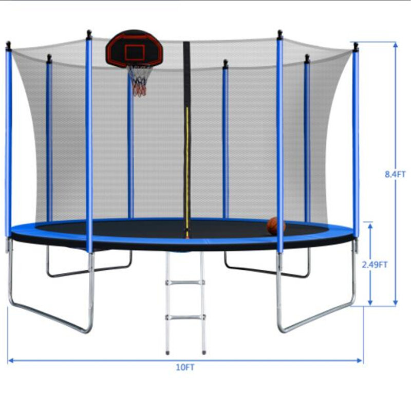 Trampoline de jardin rond 10 pi