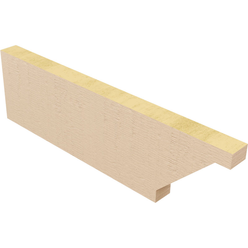Burlington Woodgrain TimberThane Rafter Tail, Primed Tan, 8" H x 28" W x 2" D