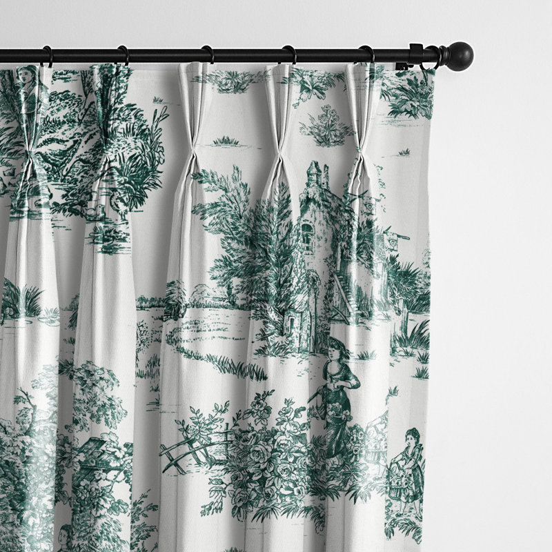 Toile Jardin Du Jouy, À feuilles persistantes, L 40 po x L 144 po